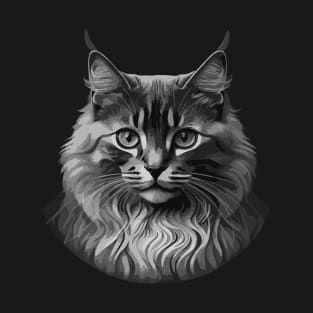 cat art face T-Shirt