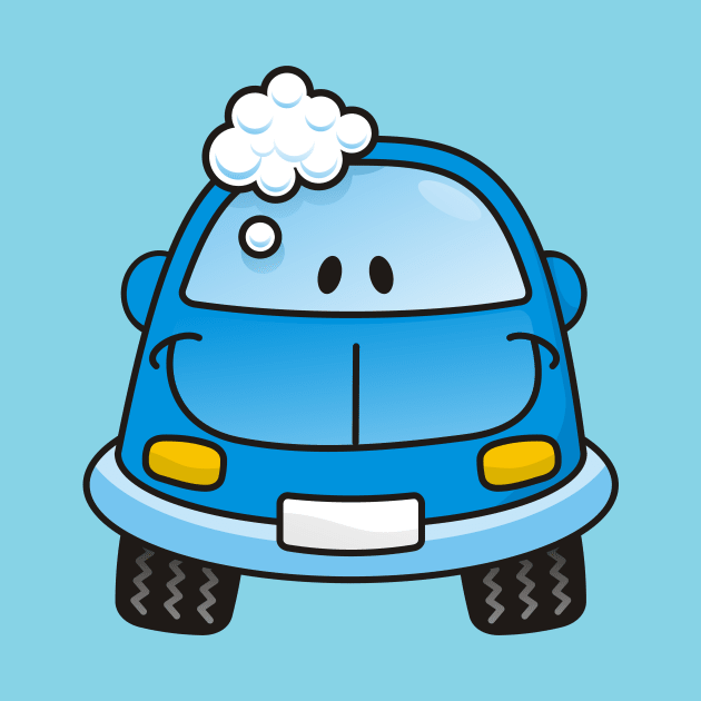 Blue Car with Bubbles by sifis