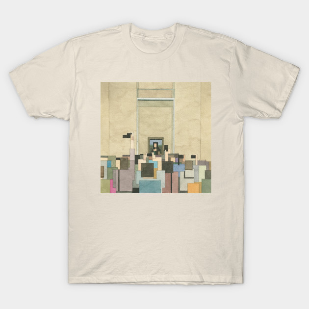 Mona Lisa At The Louvre Leonardo Da Vinci T Shirt Teepublic 191079 1