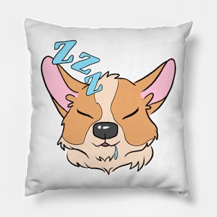 Sleepy Corgi Pillow