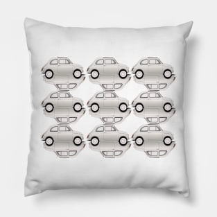 Classic Fiat 500 pattern Pillow