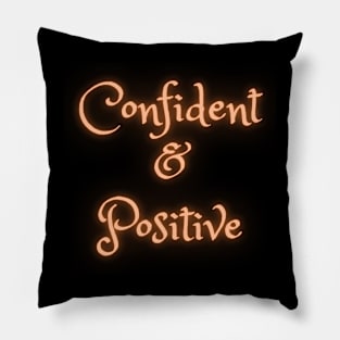 Confident person design Pillow