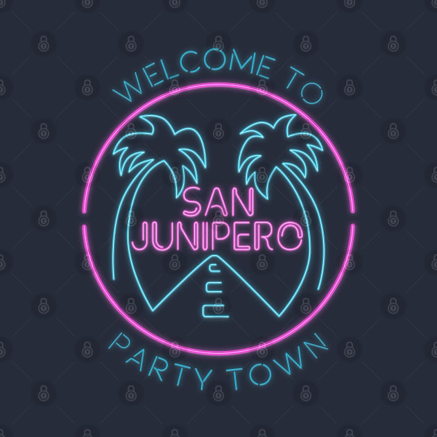 San Junipero Party Town by IceColdTea