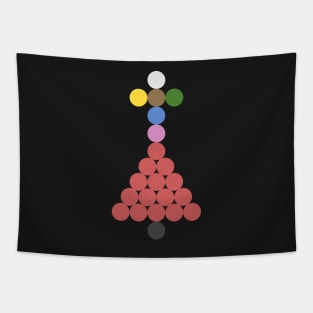 Snooker balls Tapestry