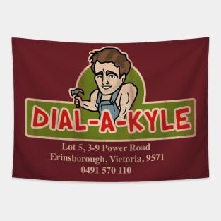 Neighbours "Dial-A-Kyle" Distressed Tapestry