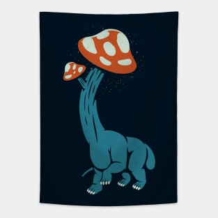 Mushroom Dinosaur Brachiosaurus by Tobe Fonseca Tapestry
