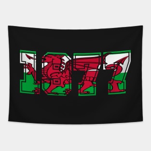 WELSH FLAG 1977 Tapestry