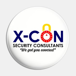 X-Con Security Logo Pin