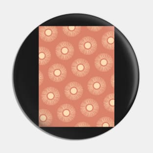 Sun Burst Pattern - Dust Pink Pin