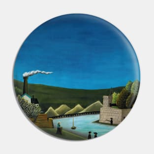 La Seine A Suresnes by Henri Rousseau Pin