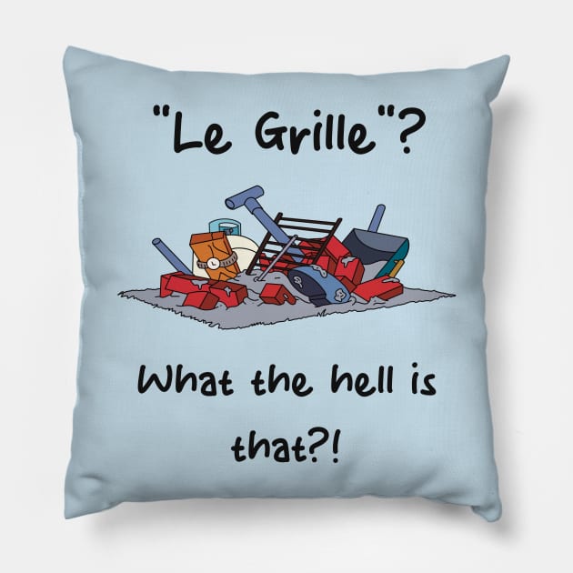 “Le Grille”? Pillow by Tommymull Art 