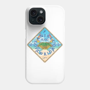 Sanibel Island, Florida, Blue Crab on Beach Phone Case