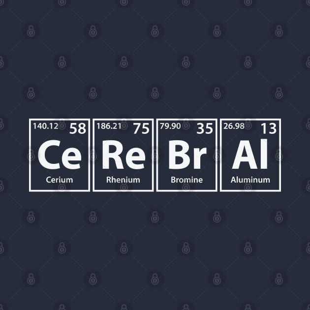 Cerebral (Ce-Re-Br-Al) Periodic Elements Spelling by cerebrands