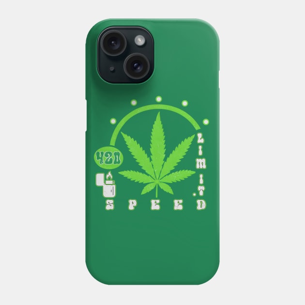 Speed Limit 420 Phone Case by Invad3rDiz