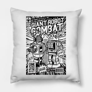 Giant Robot Combat Pillow