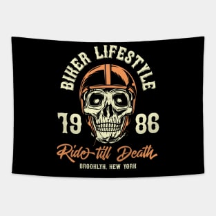 Biker lifestyle Tapestry