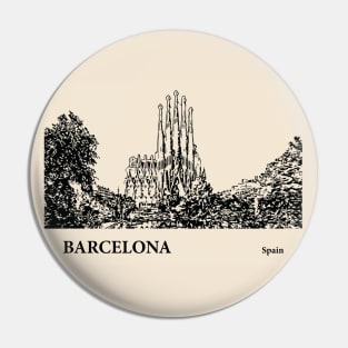 Barcelona - Spain Pin