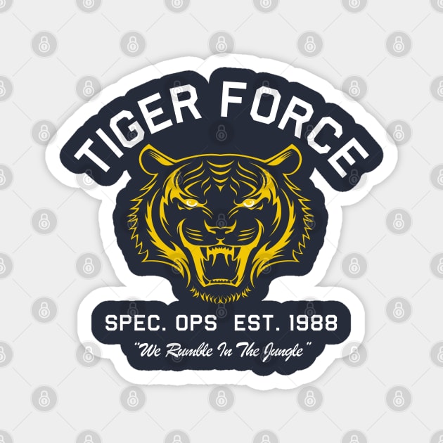 Tiger Force Outline Magnet by PopCultureShirts