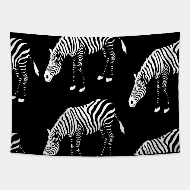 zebra Tapestry by cutequokka