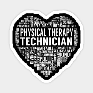 Physical Therapy Technician Heart Magnet