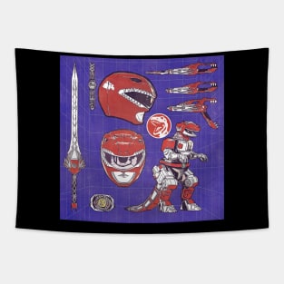 Red Power Weapons Tapestry