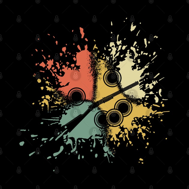 SKEET SHOOTING INK SPLASH by ONSTROPHE DESIGNS