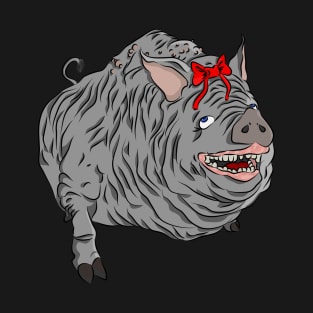 Bloodborne - maneater boar with ribbon T-Shirt