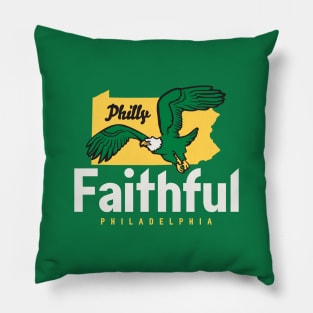 Philly Faithful Philadelphia eagles design Pillow