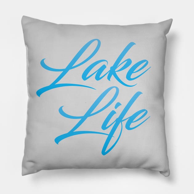 Lake Life Pillow by Dale Preston Design