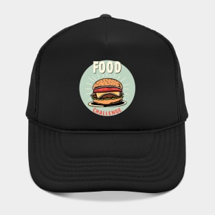 Epic Food Challenge Burger Design – Competitive Eating Inspired Hat