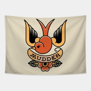 Mudder Swallow Tattoo Tapestry