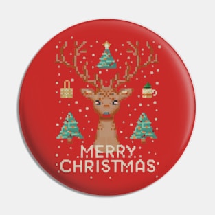 Merry Christmas Filthy Animal  Sweater Pin