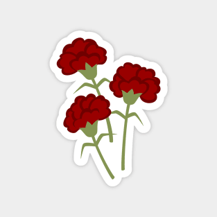 Carnations Magnet