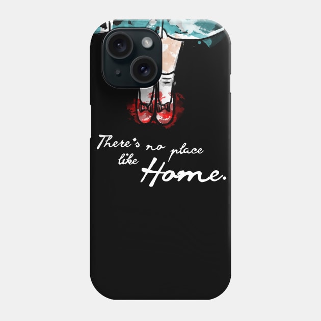 There's No Place like Home Watercolour Phone Case by HannahPalmerArt