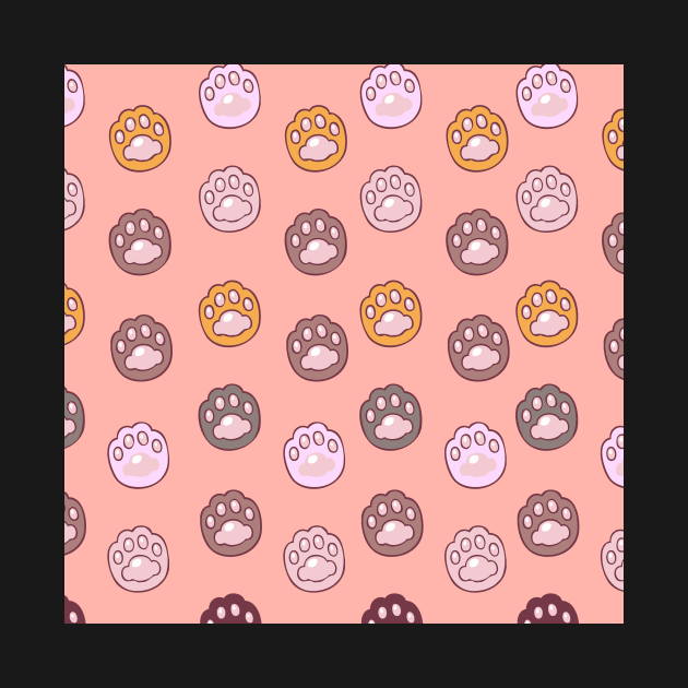 Lovely Paw Pattern by giantplayful