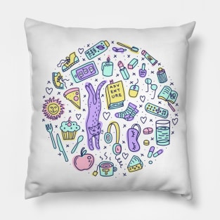 Get cozy! (White) Pillow