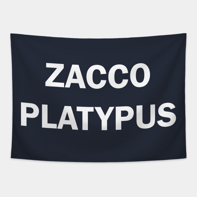 ZACCO PLATYPUS: Version Two Tapestry by AislingKiera