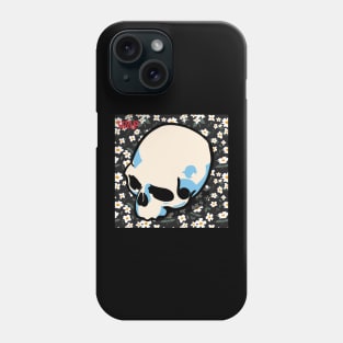 Skull design with fblooming lower Phone Case