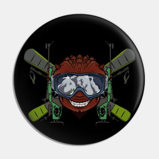 Biathlon Devil (no caption) Pin