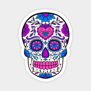 Sugar Skull Art Magnet