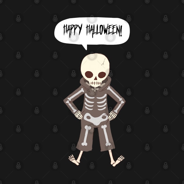 Happy Halloween from Mr. Skull by Dodo&FriendsStore