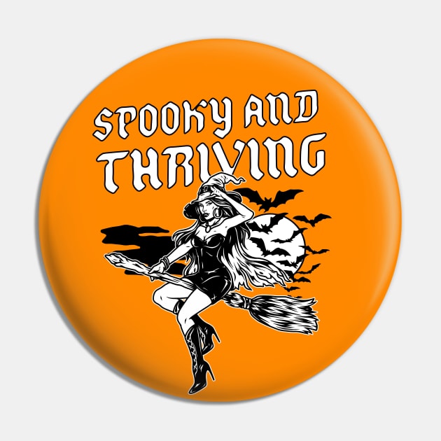 Spooky & Thriving Pin by benjaminhbailey