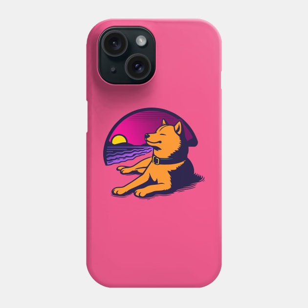 Vaporwave Doge Phone Case by forgreatjustice