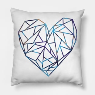 Geometric Heart Pillow