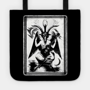 Baphomet lp guitar black Tote