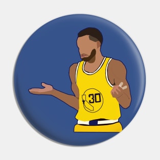 Steph Curry Shrug Pin