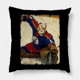 Denis Herron, 1974 in Kansas City Scouts (3.96 GAA) Pillow