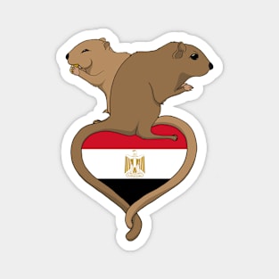 Gerbil Egypt (light) Magnet