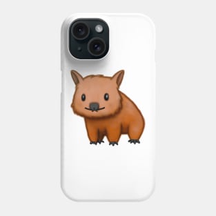 Cute Wombat Drawing Phone Case