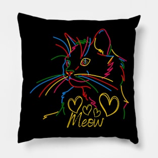 Whiskered Wonders: A Purr-fect Cat-Inspired Design Pillow